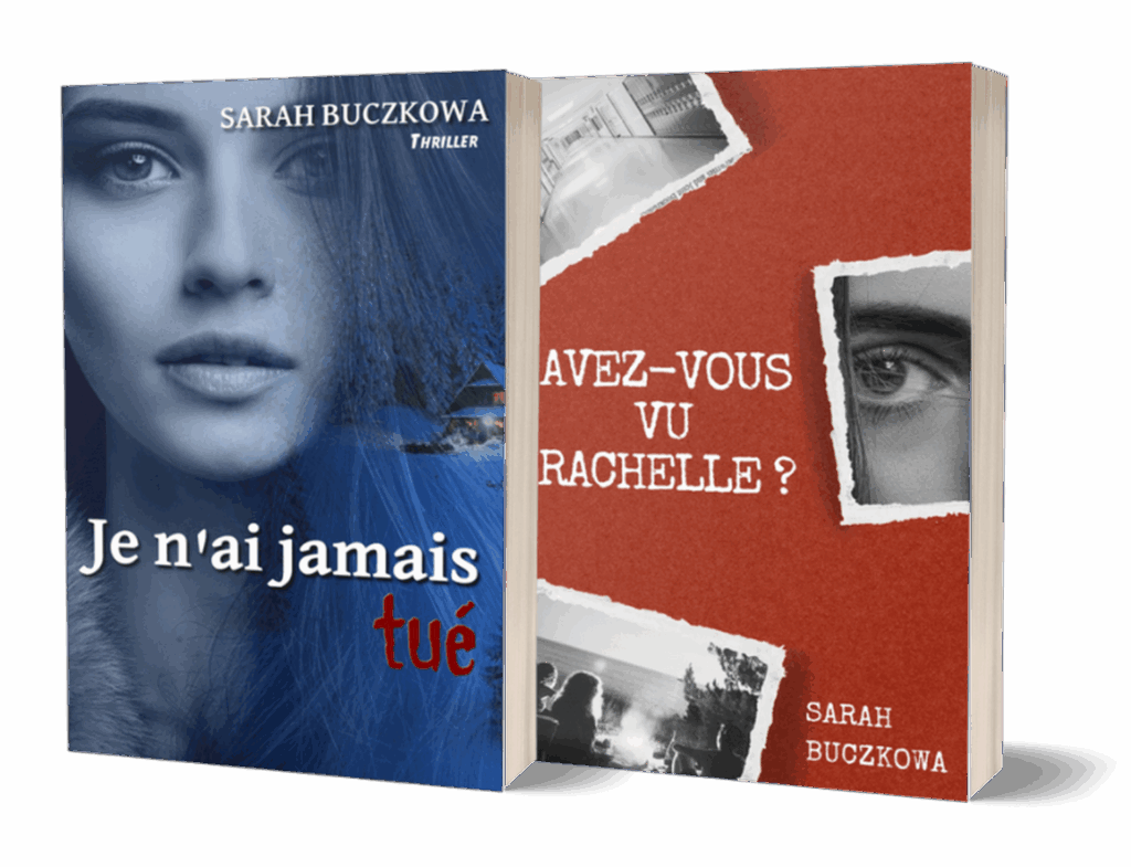 Lot 2 thrillers "J n'ai jamais tué" et "Avez-vous vu Rachelle ?" de Sarah Buczkowa